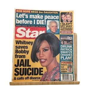 Star Tabloids Magazines WHITNEY SAVES BOBBY FROM‎ JAIL SUICIDE, JUNE 20, 2000